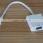 4K*2K Mini Displayport DP1.2 to VGA / HDMI AV Adapter - White