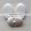 fashion oval white resin buttons one hole button for decoration