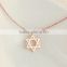 Wholesales hexagram pendant fashion simple six-pointed star necklace