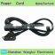 Big South Africa AC power cord India 3 pin Copper plug round/ circle