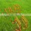 orange PE sports soccer training set folding hurdles