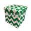 Vintage Look Folds Flat Folding Storage Ottoman Seat