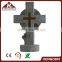 home decorative garden poly resin cross with led light