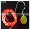 CE and Rohs PVC soft clear wire string lights with controller for clothes