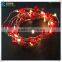 Hot sale led copper wire string lights with fish wire bead for children's bedroom,clothes,hat