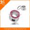 TP01059 Stainless steel pink crystal piercing flesh tunnel