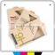 Custom design paper box with clear plastic/PVC window