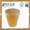 Wooden factory handmade paulownia unfinished round wooden drums buckets