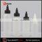 30ml 60ml 120ml unicorn bottle twist cap pe plastic dropper bottle for e-liquid