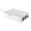 Multi 6 ports USB Charger Quick USB desktop Charger for iPhone iPad 6A USB travel charger for Android Samsung