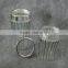 airtight glass jar with glass lid,screw cap