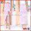 2015 New designs fashion Pink Flower Print Maxi Skirt / Latest Skirt Design Pictures