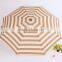 High Quality Stripe Easy Open and Close Umbrella Folding Umbrella Unique Rain Umbrella