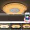 Wireless App Bluetooth Speaker RGB Light Fixture Modern Led Ceiling Lighting Light