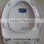 1027 Plastic Toilet Seat with Top -Tite Hinges, Elongated, Bone