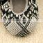 Knitting snake stripe cashmere flat ballet shoe