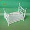 miniature doll house furniture iron wire wrought baby bed