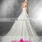 WYY27 Graceful A-line Sweetheart Strapless Backless Lace Puffy White Hijab Wedding Dress Lace