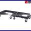 Plastic Dolly with 4 wheels for Material Handling