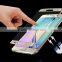 factory price colorful full cover 9h tempered glass screen protector for Samsung galaxy s6 edge plus