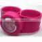 Promotional gift silicone slap watch