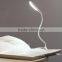 Rechargeable New Design LED Flexible Reading Light Clip-on Bed Table Desk Lamp