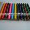 Triangle short wooden 3.5inch mini color pencil for children