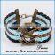In stock +Small MOQ+Various designs Leather bracelet womens/mens leather bracelet