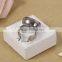 Hot sale superoir quality silver 3161 stainless steel simple cool earrings for men