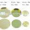 Customized shiny gold candle lid, decorative glass jars lids for wholesale