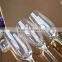 High Quality Clear Tulip Shape Stemmed Glass Cup