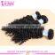 Factory direct sells deep curly style cheap hair bundles virgin peruvian hair bundles