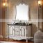 WTS-8031J 72 inch italian bathroom furniture cabinet white double ceramic Sinks ash solid wood bathroom vanity cabinets