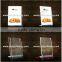 Custom size crystal acrylic display food menue