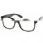Nerd geek glasses with clear lenses