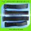 20mm width black elastic buckled stretchable hook loop
