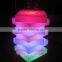 60x60x13CM Plastic waterproof color light bars discos party floor/bar party dance floor