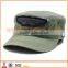 Fashion plain brush cotton brand military cap