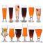 Innovative lead-free glass salad juice cup drinks cup of ice cream milkshake cup popular.