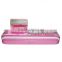 Tin pencil box with two layers and mirror on the cover