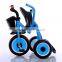 Factory direct sale 0.9mm electrostatic painting iron frame foldable baby tricycle made in China