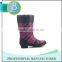 Famous Brand Useful Latest Design Waterproof High Heel Rubber Boots for Women