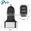 Factory New Product promotional multicolor 3 port usb car charger with LED Light Indication
