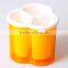Round Chopsticks Cage Layered Double Drip Drain Chopstick Helper Three Grid Desktop Chopstick Tube