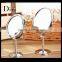 High quality metal stand up table magnifying mirror