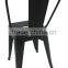 steel bar stool with backrest,height seat-from manufactory