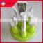 7 Components Eco-friendly Kitchen Utensil Set With Stand