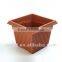 square garden plastic terracotta pots wholesale
