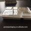 Sugarcane bagasse 5-compartment food container with PET lids