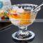 Hot sale elegant ice cream glass cup
